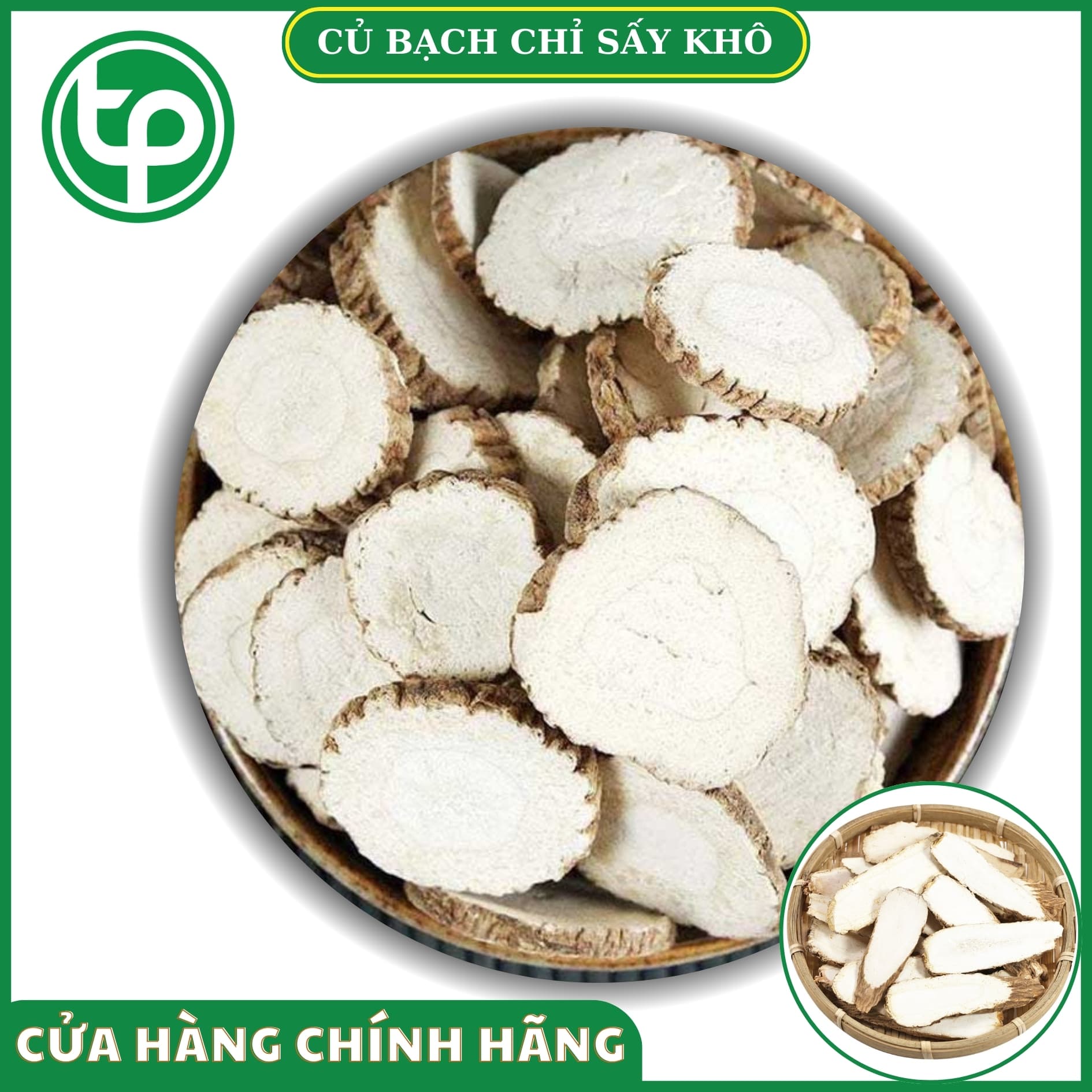 Bạch chỉ khô 100g - Tấn phát
