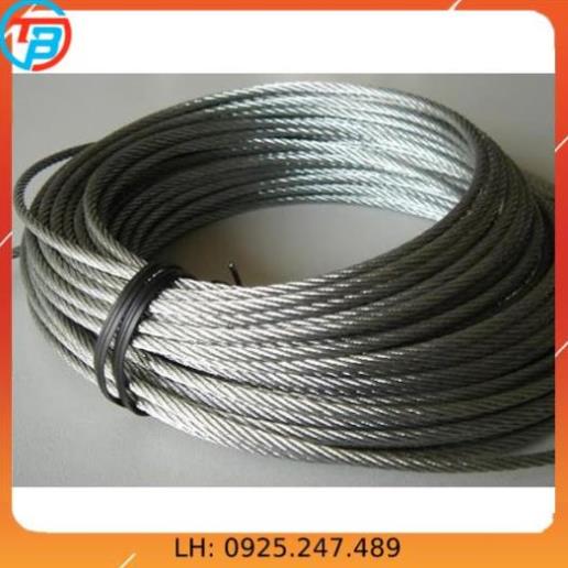 Dây cáp Phi [ 8mm ] INOX 304 CÁP THÉP Thái Bình VinàN