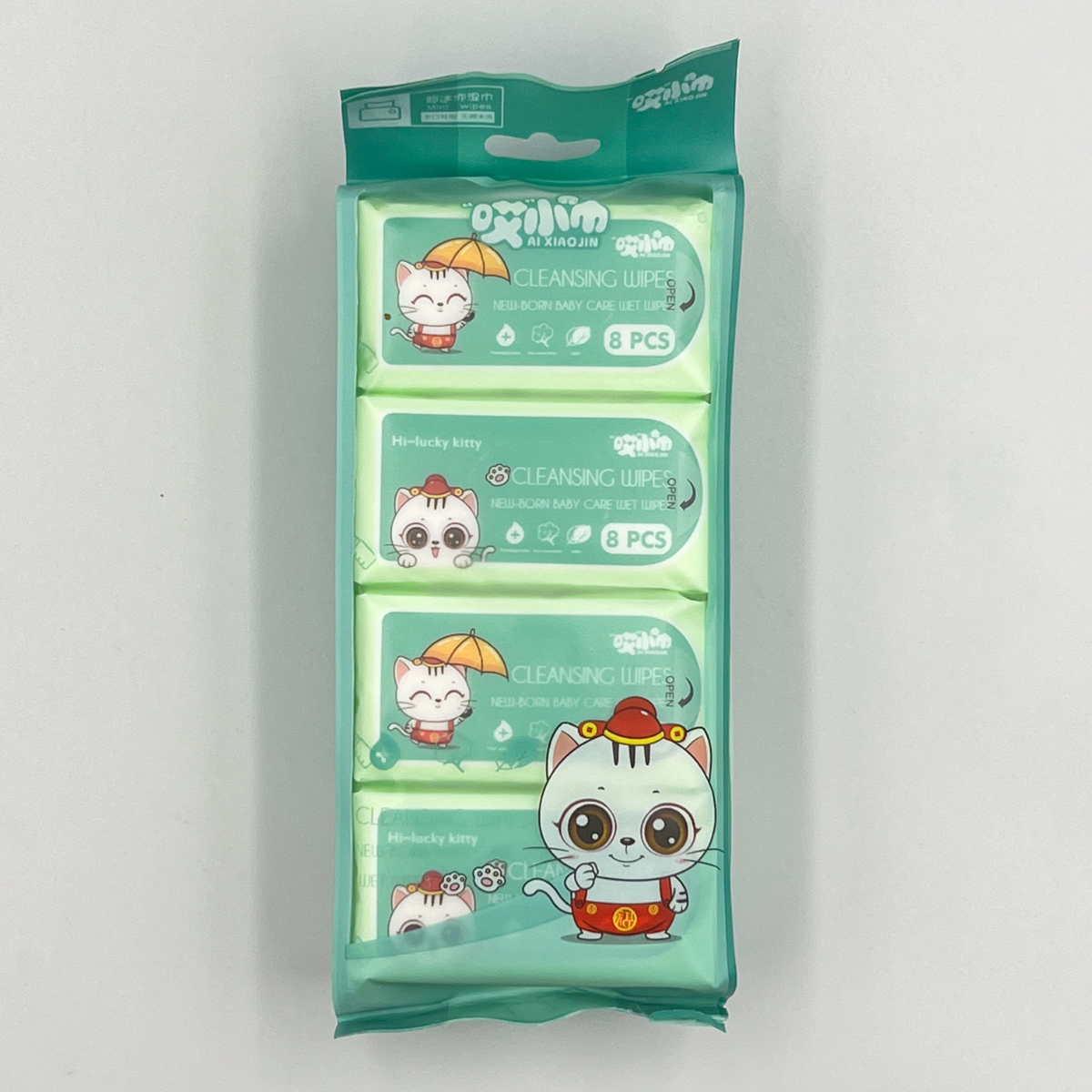 Khăn giấy ướt mini siêu tiện lợi 8 gói/ bịch