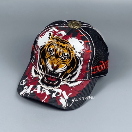 Tiger baseball cap ultra-stylish cool snapback cap-mesh cap