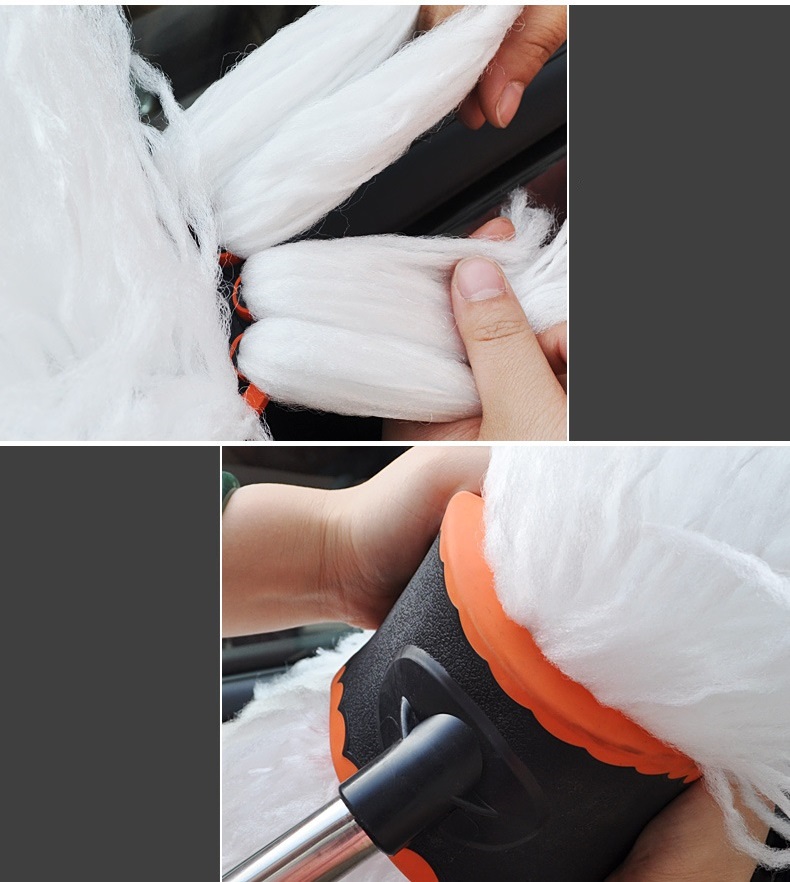 Cây Lau Chùi Rửa Ô Tô Cán Dài 128Cm