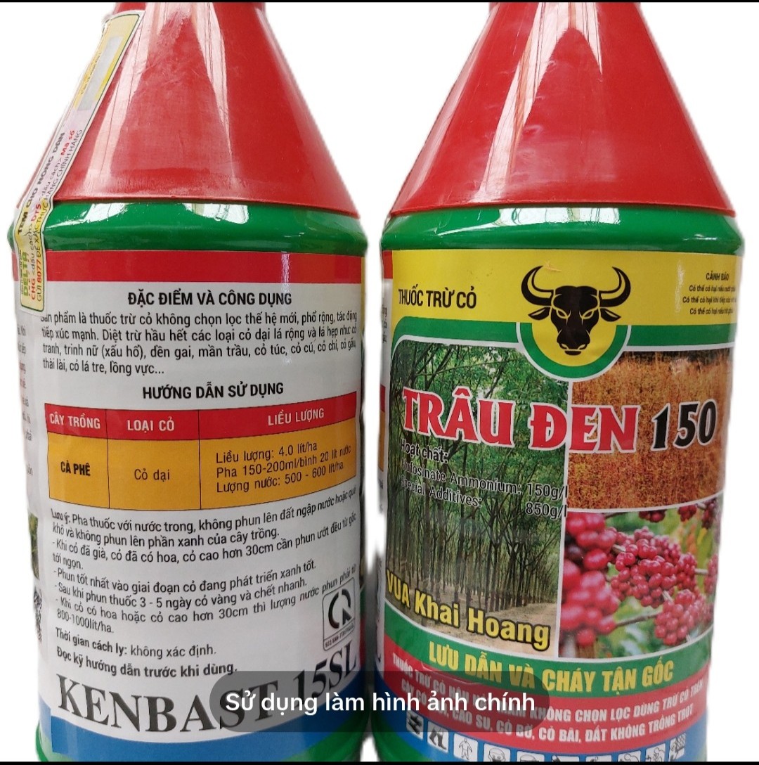 Thuốc trừ cỏ TRÂU ĐEN COMBO 10 Chai 900ml