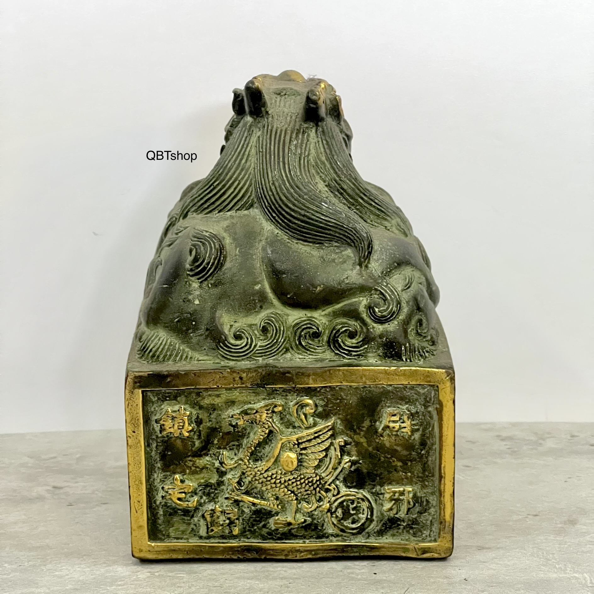 Ấn tỳ hưu lớn bằng đồng phong thuỷ