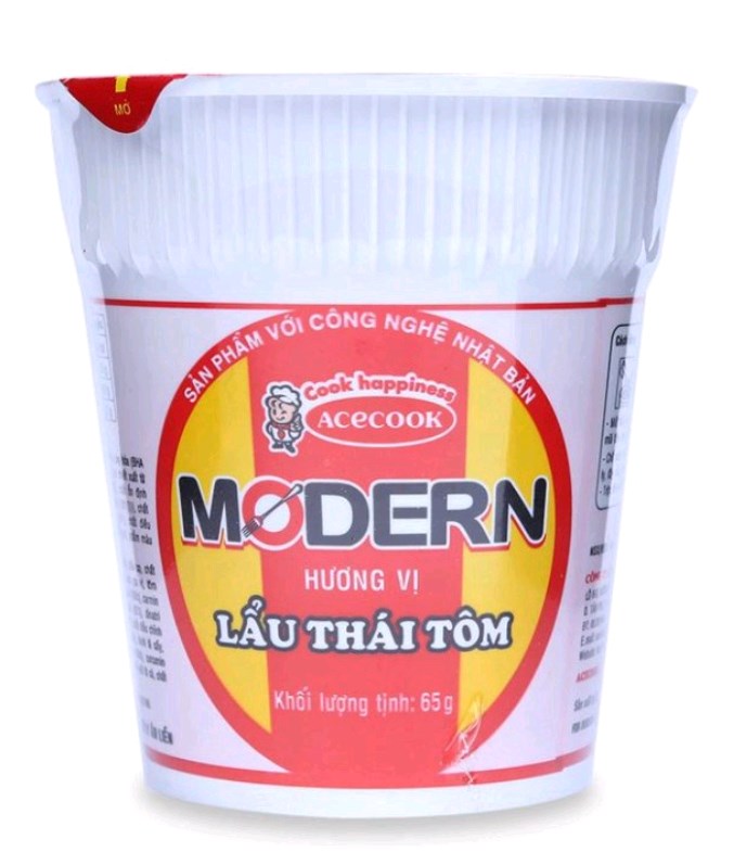 1 ly Mì Modern lẩu Thái tôm ly 65gr