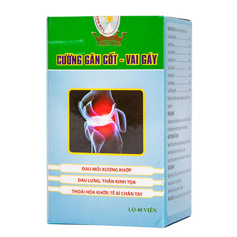 Cường gân cốt – Vai gáy Kingphar  hỗ trợ trị đau mỏi xương khớp, đau lưng, đau thần kinh tọa