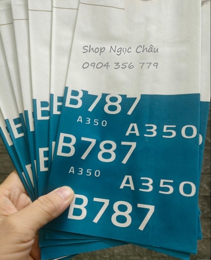 Set 10 túi nôn/ túi ói cao cấp hàng không (Viejet Air, ...)