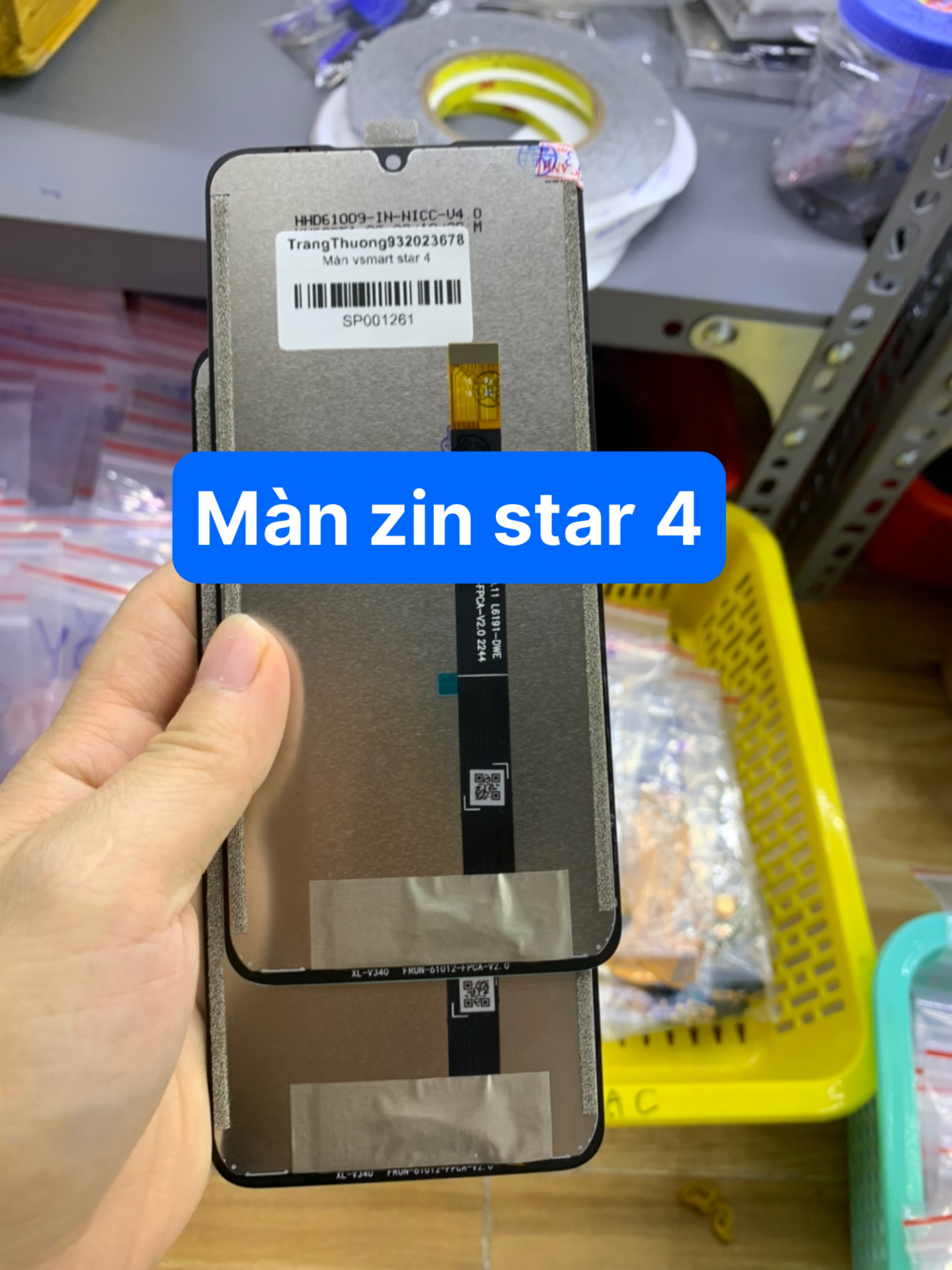 Màn hình zin mới điện thoại vsmart star 4 / màn hình star 5 / Star - V320A - có bảo hành/ có tặng kèm tuýp keo b7000