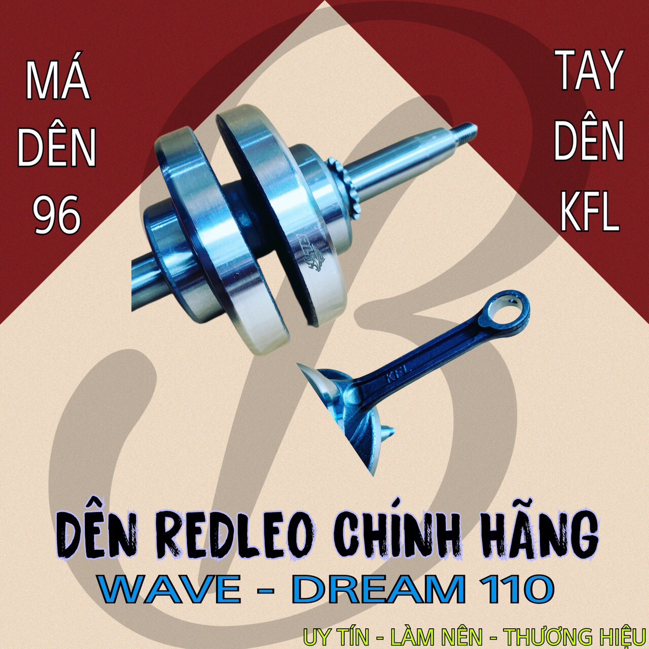 Dên REDLEO 110 dành cho xe wave / dream 53zz - 54zz KFL