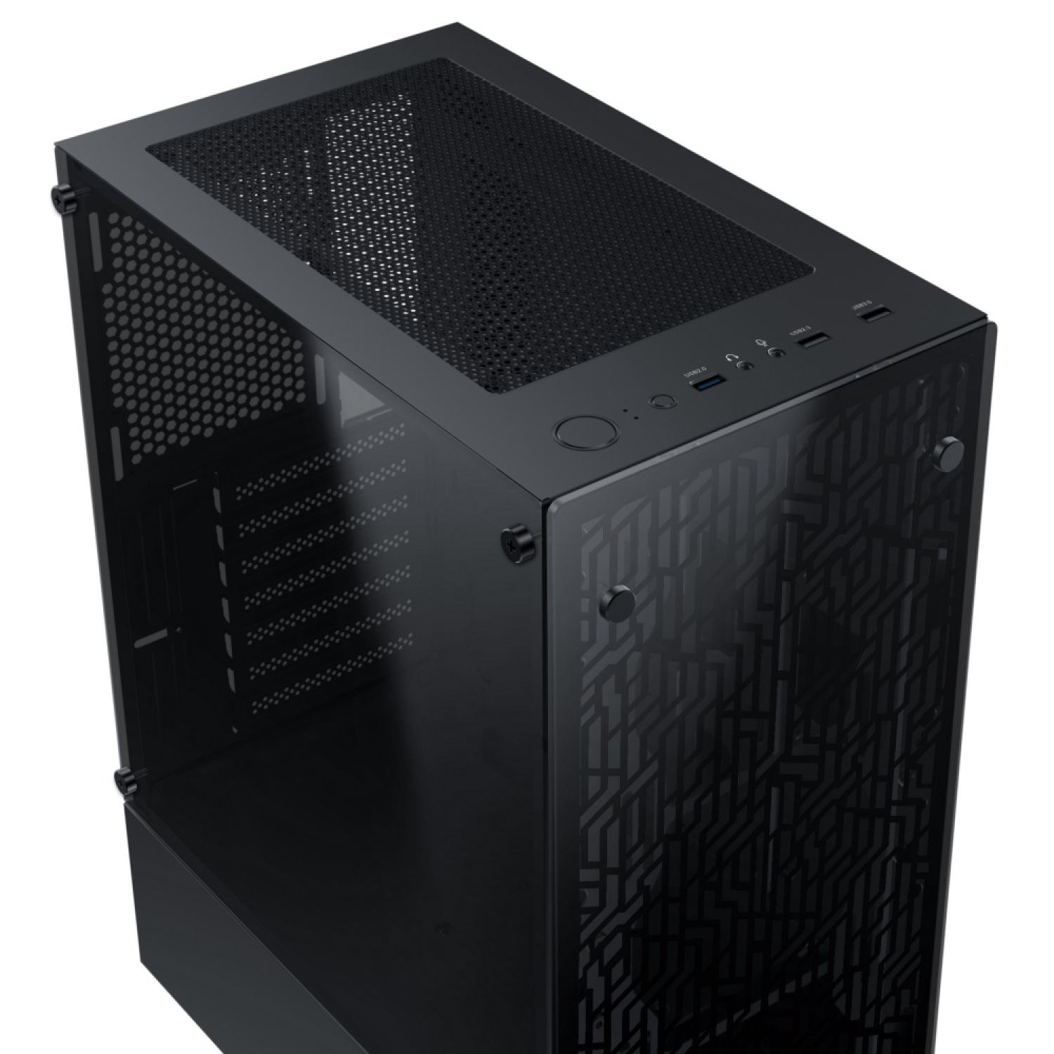 Vỏ case máy tính XIGMATEK NYA 3F ( 2 mặt kính cường lực, main Atx, 3 fan RGB)
