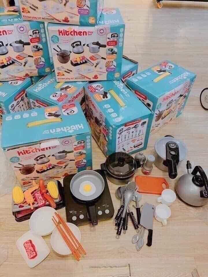 Bộ đồ chơi nấu ăn gồm 36 thứ size to