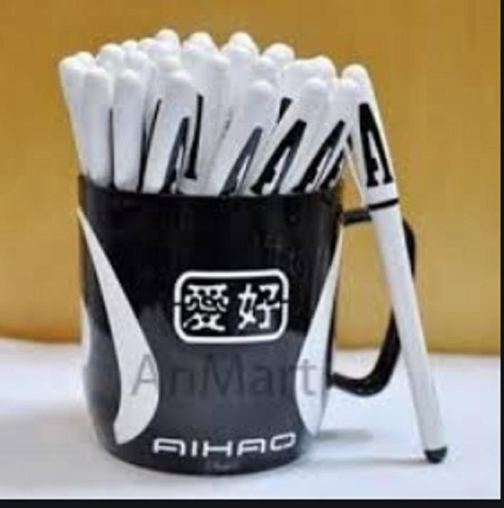 1 cốc bút chữ A ( 48 chiếc )