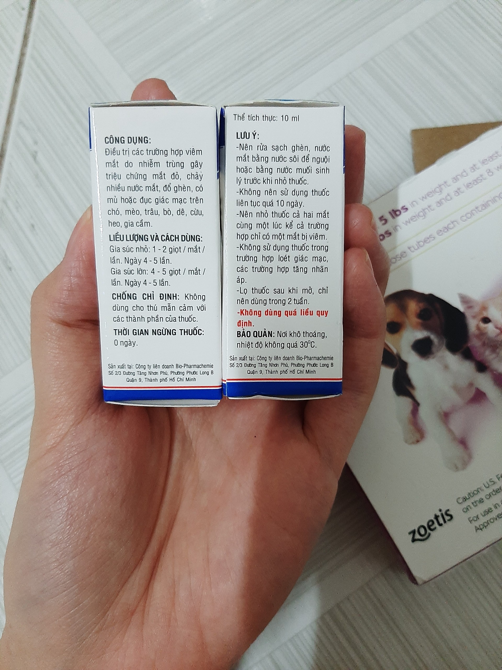 Nhỏ mắt BIO-GENTADROP cho chó mèo 10ml