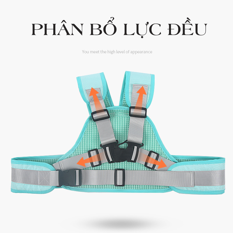 Đai xe máy phản quang an toàn cho bé