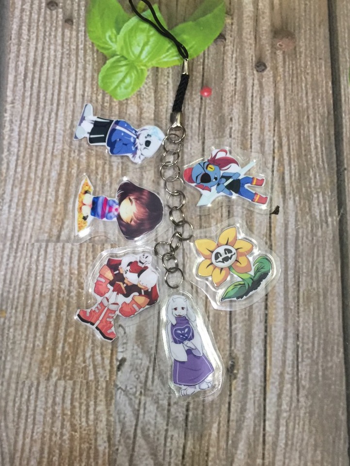 Móc khóa dây Undertale