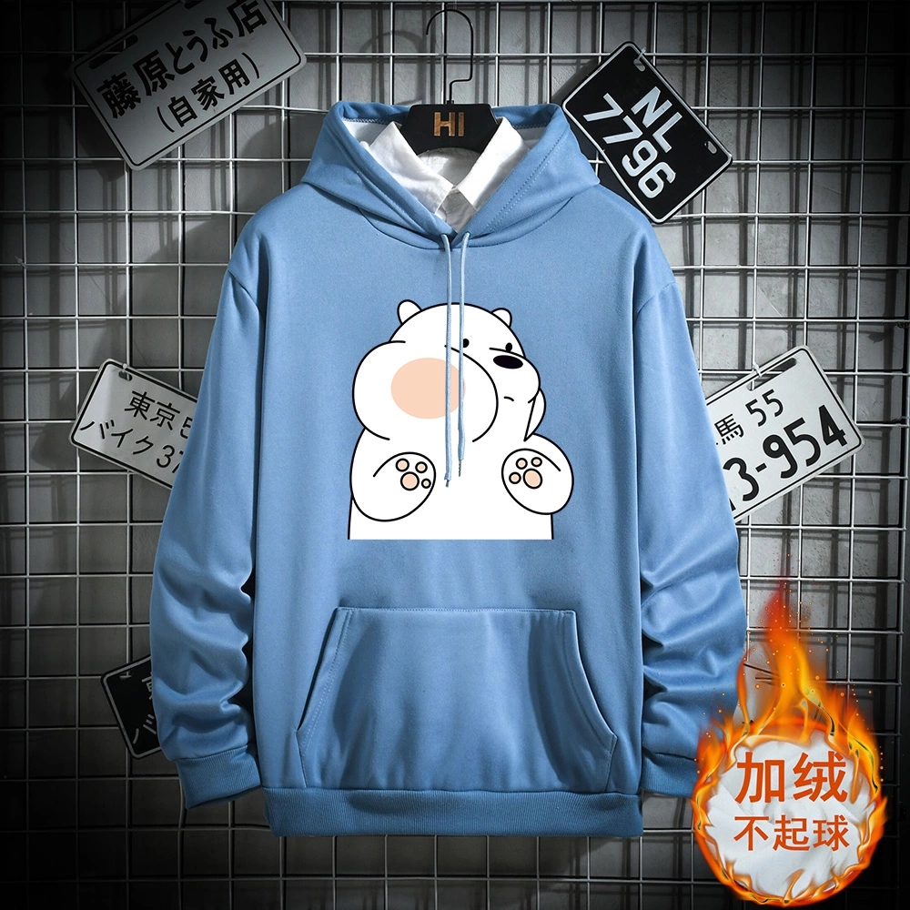 [FREESHIP] ÁO HOODIES NAM IN HÌNH GẤU TRẮNG