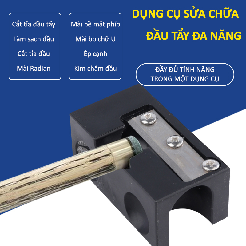Dụng cụ sửa đầu cơ bida (bi a) đa năng