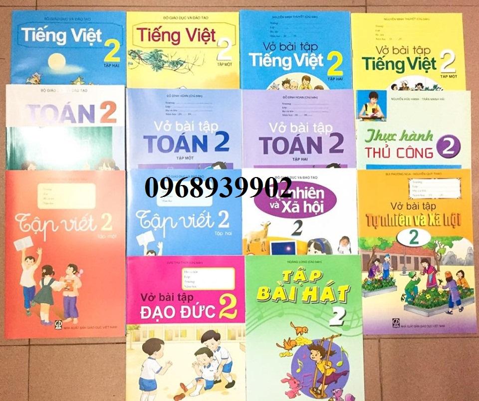 Mua Bộ sách giáo khoa và vở bài tập lớp 2 (14Q)