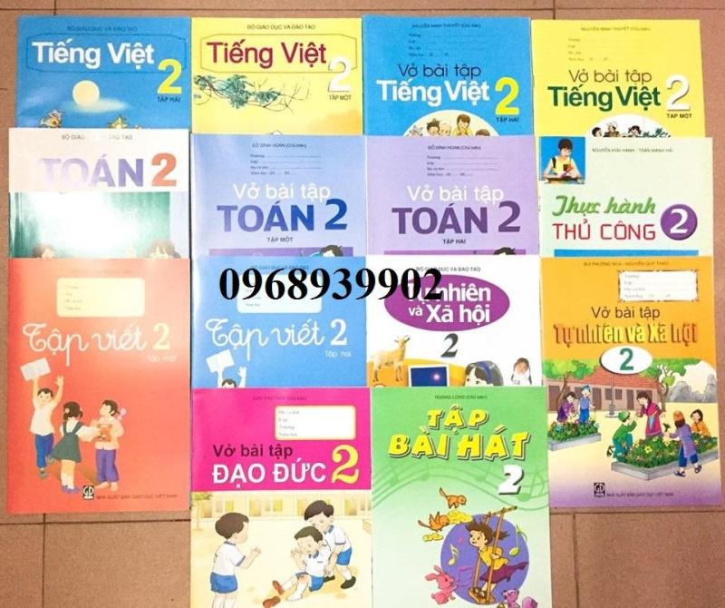 Mua Bộ sách giáo khoa và vở bài tập lớp 2 (gồm 14 Q)