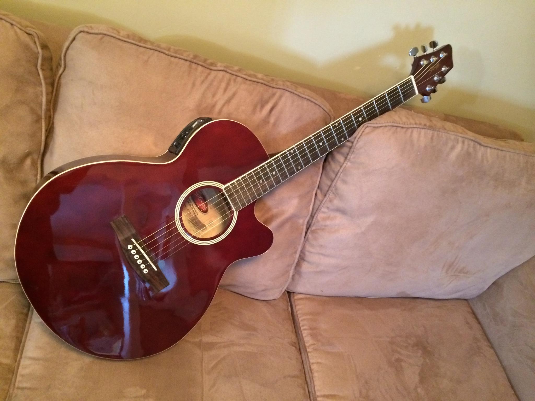 Đàn guitar Acoustic Stagg SW206CETU