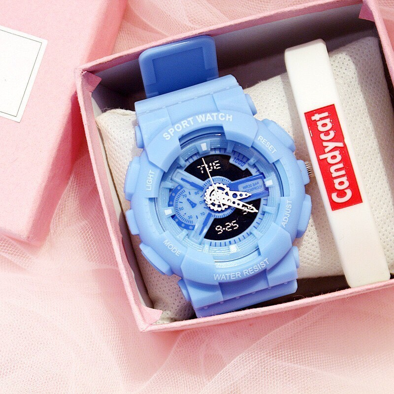 [HCM]Đồng hồ thời trang nam nữ Candycat C101 chạy kim giả điện tử (tặng kèm pin)