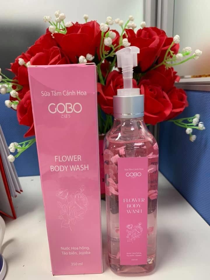 [TẶNG S.ỮA RỬA MẶT GOBO MINI] S.ữa tắm cánh hoa gobo
