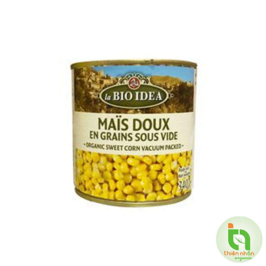 [HCM]Bắp (Ngô) ngọt hữu cơ đóng hộp Bio Idea 340g