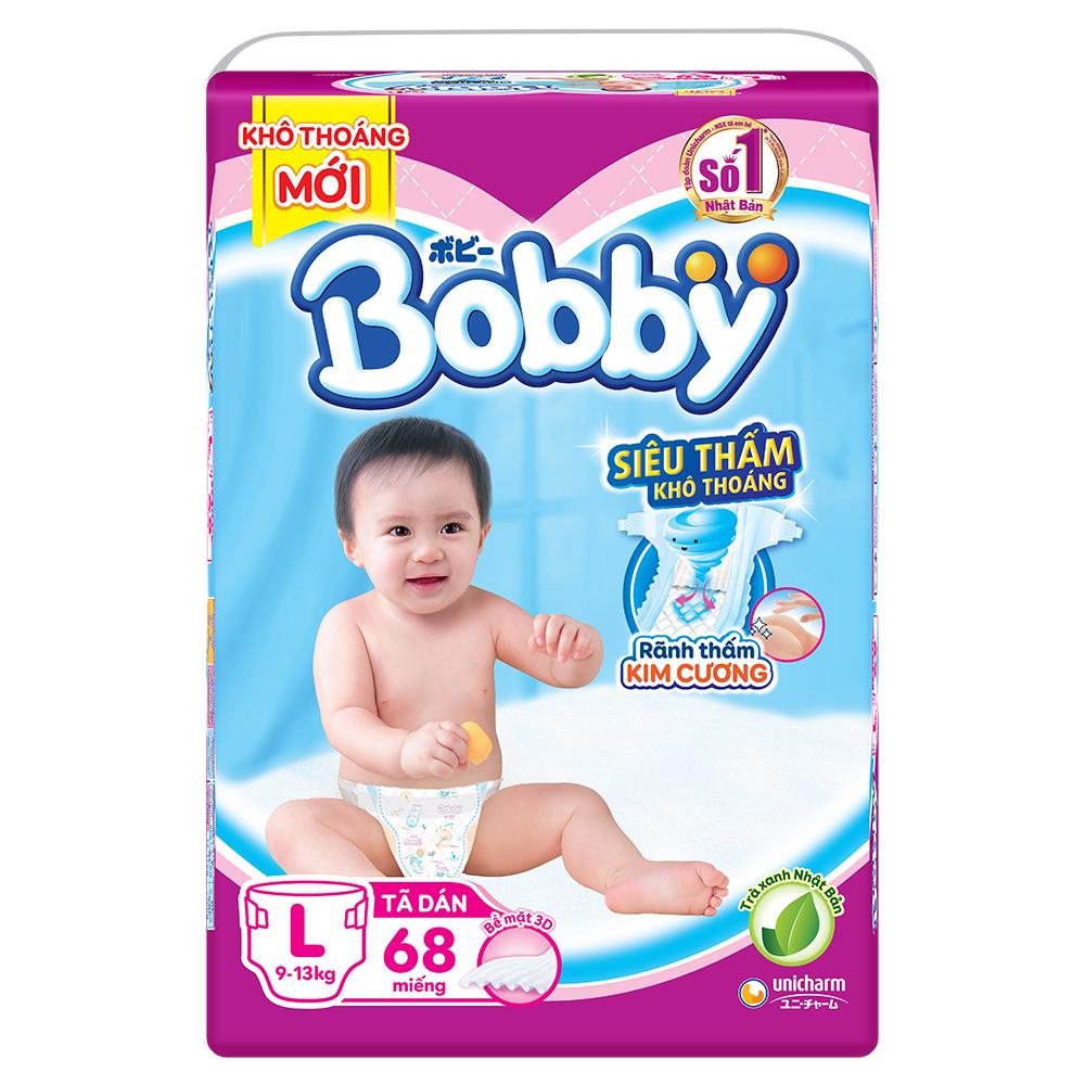 Bỉm dán Bobby L68 (9-13kg)