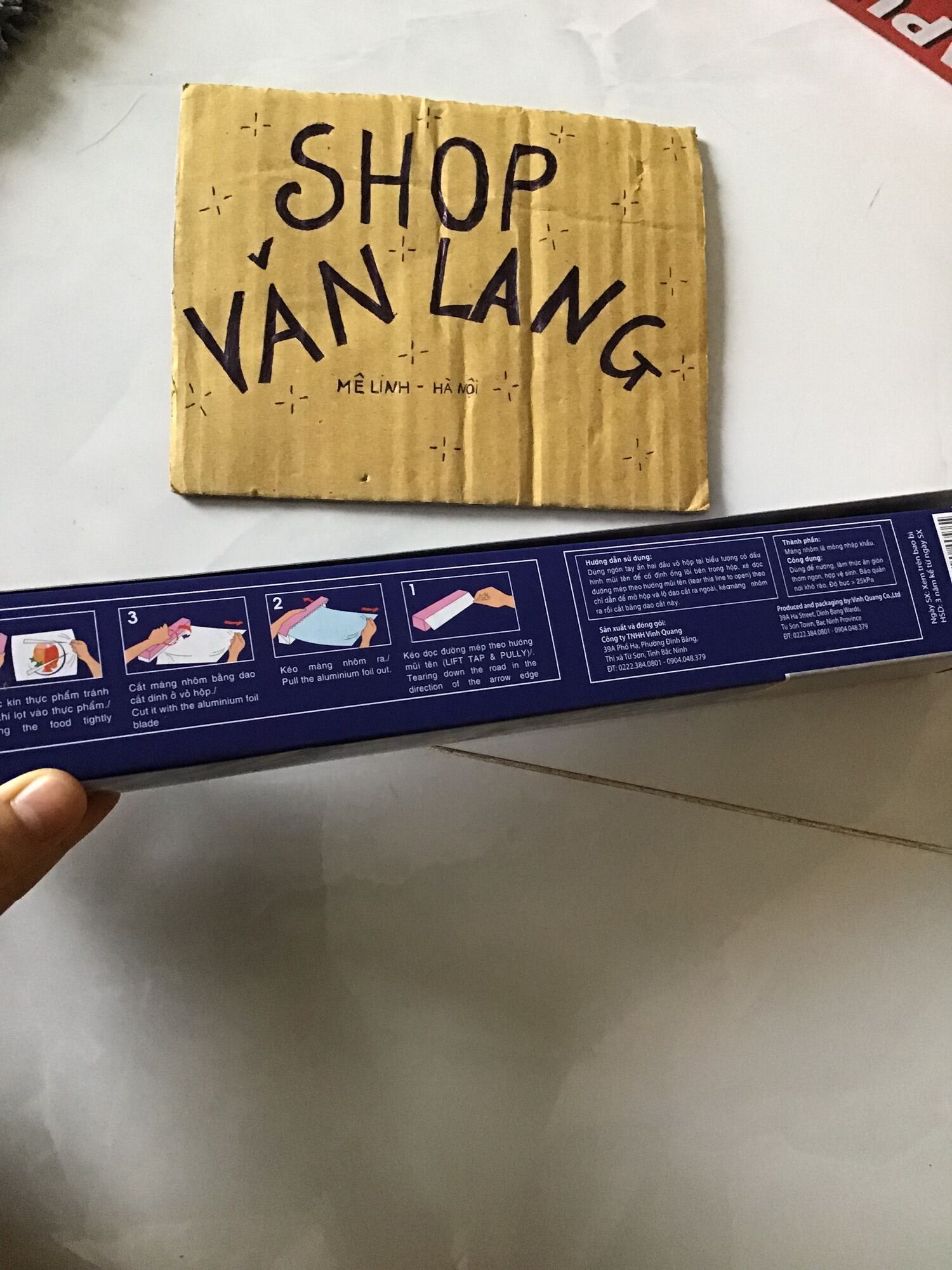 [Free Ship] - Giấy bạc nướng bọc bảo quản thực phẩm 30cm