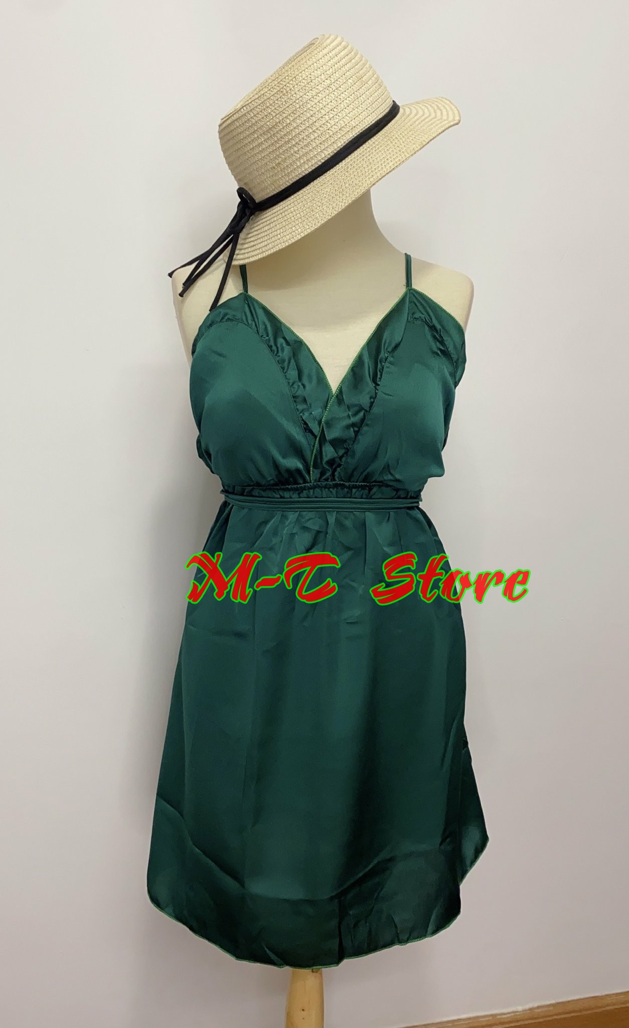 ĐẦM LỤA SATIN MẶC NGỦ MẶC NHÀ ĐỀU ĐẸP, ĐẦM CÓ MÚT CHẤT LỤA MỀM MỊN MÁT
