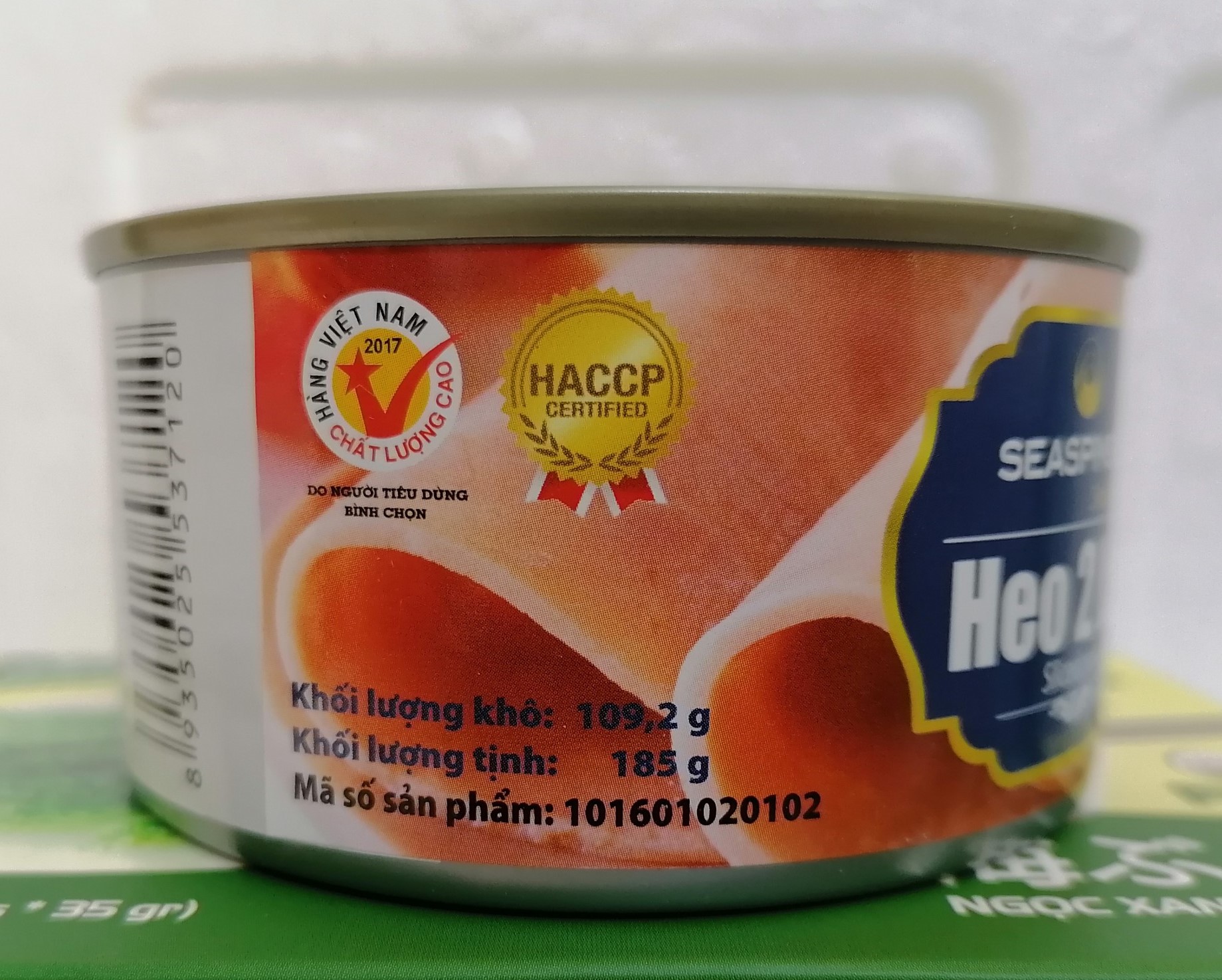 [Hộp 185g] HEO 2 LÁT [VN] SEASPIMEX Sliced Pork