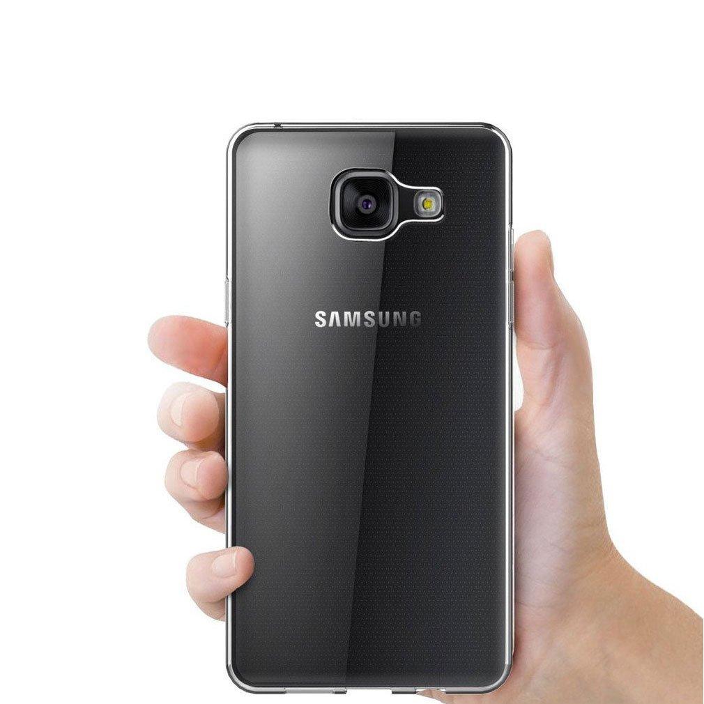 Ốp Silicon cho Samsung Galaxy A3 2016 / A310 Trong suốt (Loại A+ chống ố vàng)