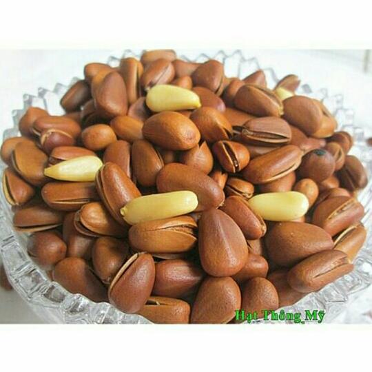 1kg hạt thông mỹ