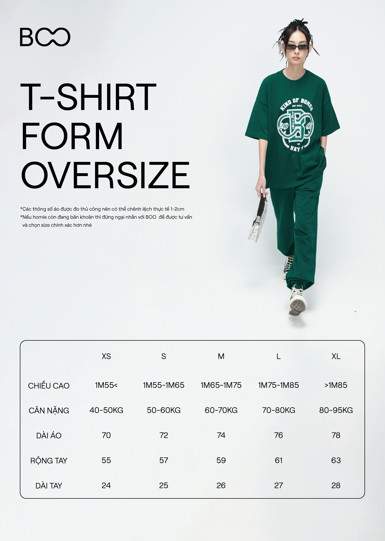Áo Thun BOO Unisex Dáng Regular In Logo Kind Of Basic