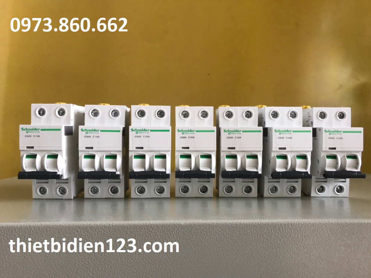 Attomat Schneider MCB 3P 10A,16A,20A,25A,32A,40A,63A