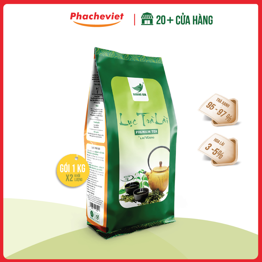 Lục Trà Lài Hoàng Gia 500g và 1Kg, Lục Trà Lài Novia 500g (Trà Xanh Hoa Lài, Trà Lài, Trà Hoa Nhài, Trà Nhài)