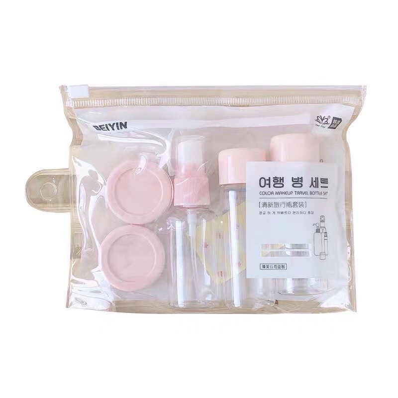 Bộ chiết mỹ phẩm,chai đựng mỹ phẩm,lọ đựng mỹ phẩm mini, bộ triết mỹ phẩm du lịch, dụng cụ chiết mỹ phẩm