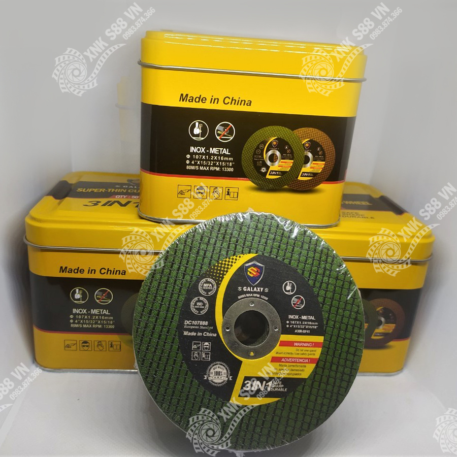 Đá cắt sắt, inox 100 (100Viên)