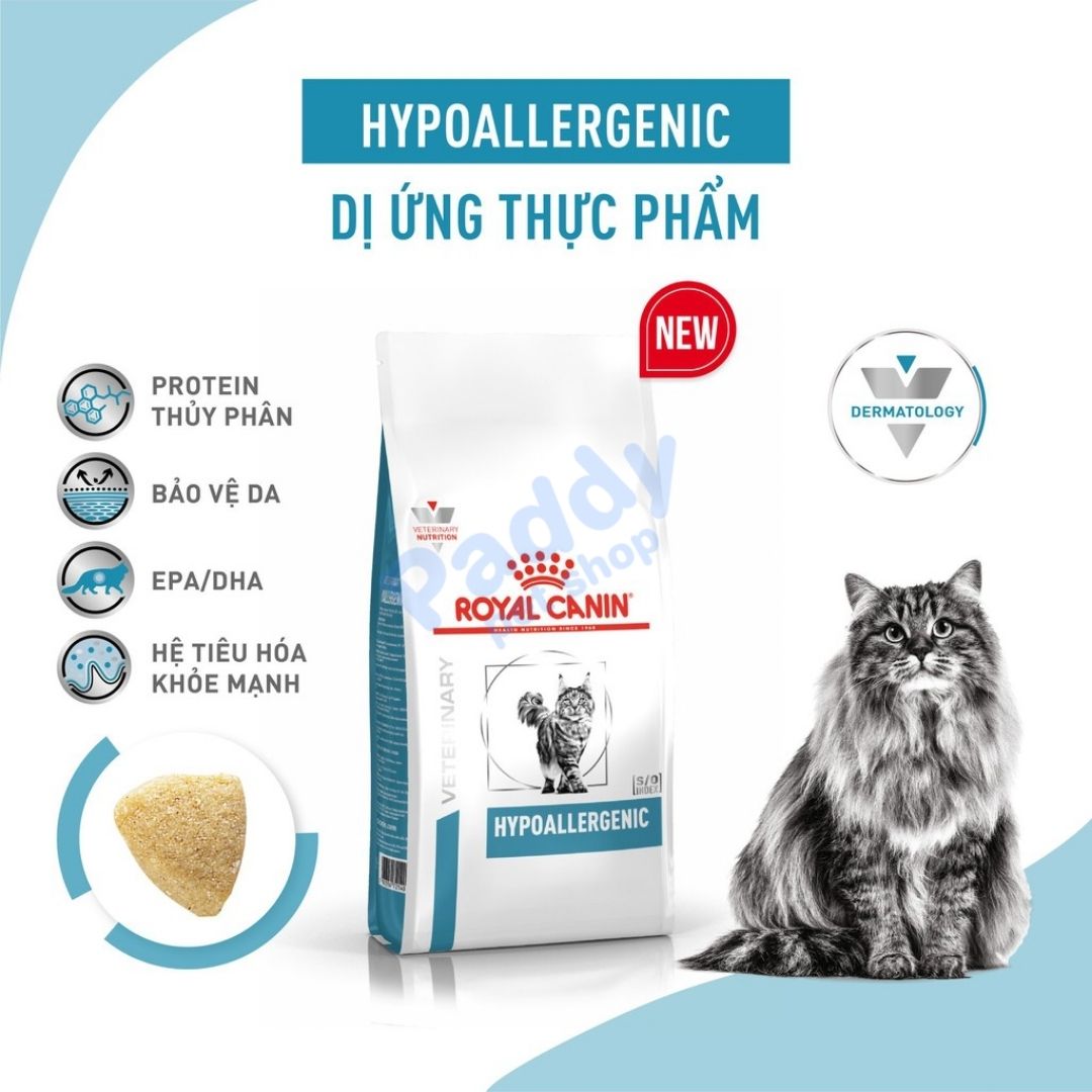 Hạt Cho Mèo Dị Ứng Royal Canin Hypoallergenic Feline