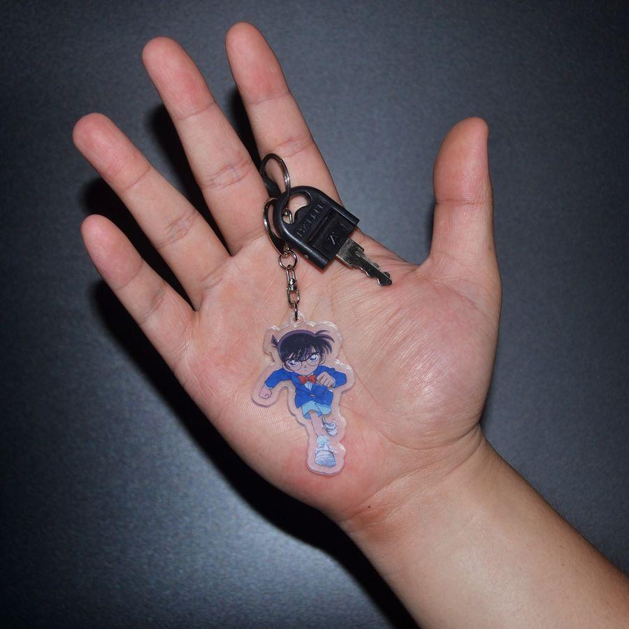 [thanh lý bán lỗ] Móc khóa Anime Acrylic Mica Chibi - Thám tử lừng danh Conan [PKA] [KS18]