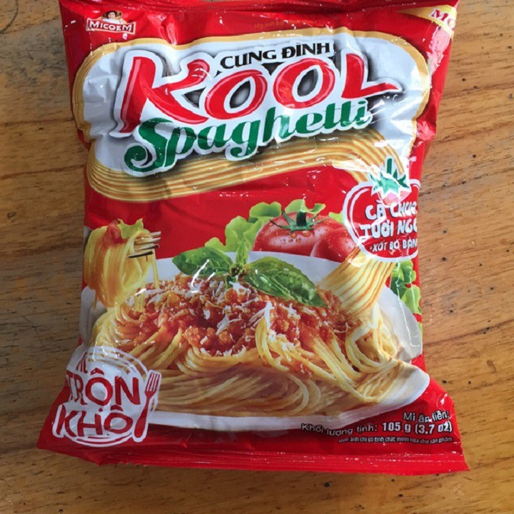 Combo 6 Gói Mì Trộn Cung Đình Kool Spagheti 105g