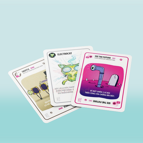 Mèo Nổ Zombie Việt Hóa - Boardgame Exploding Kittens tiếng việt (bản cơ bản)