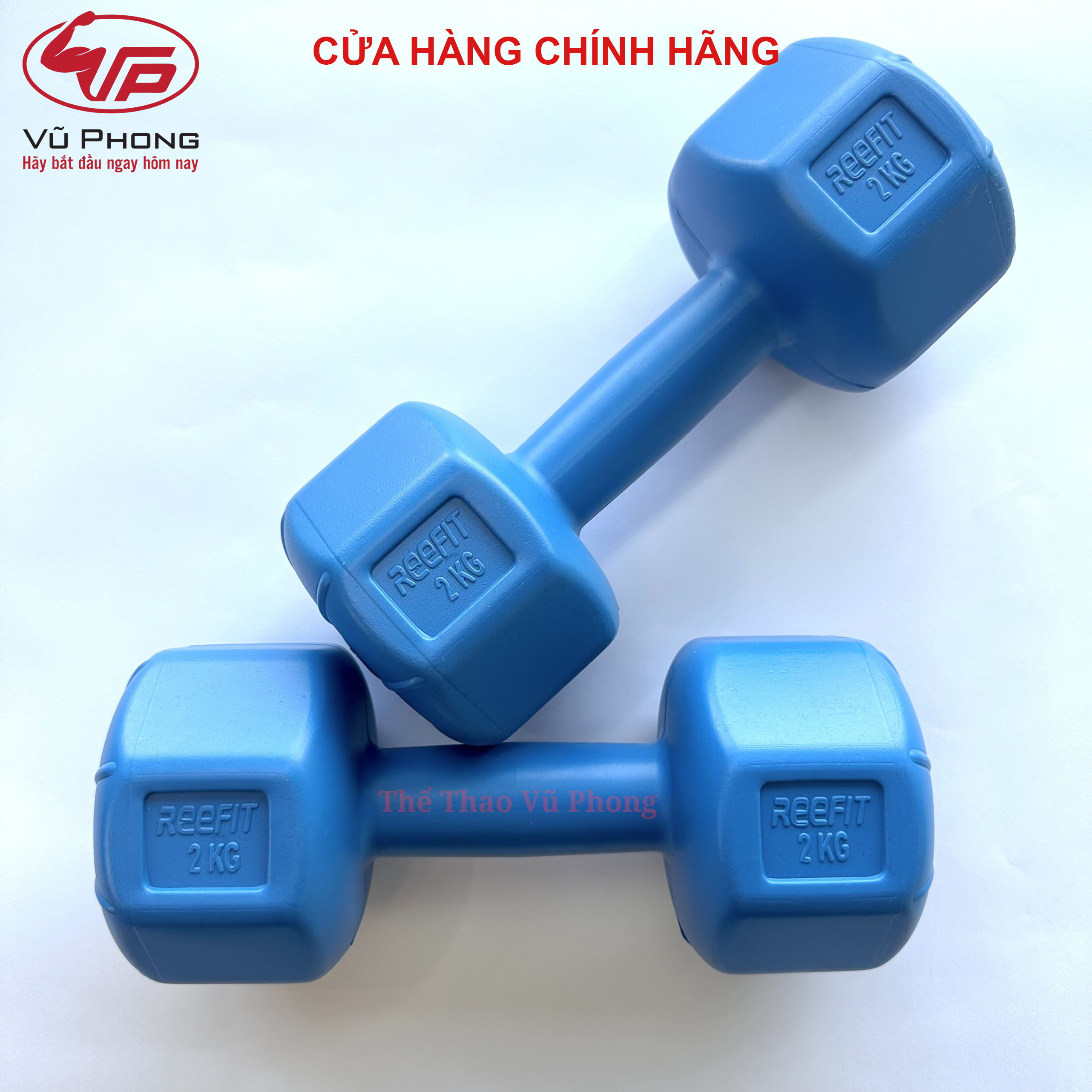 Bộ 2 Tạ Nhựa Bát Giác 2KG (Đã Có Ruột)