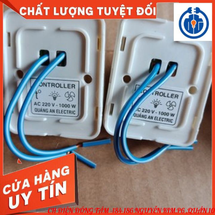 Dimmer đèn,quạt lắp âm IP - 1000W (Công tắc điều chỉnh quạt,đèn)..