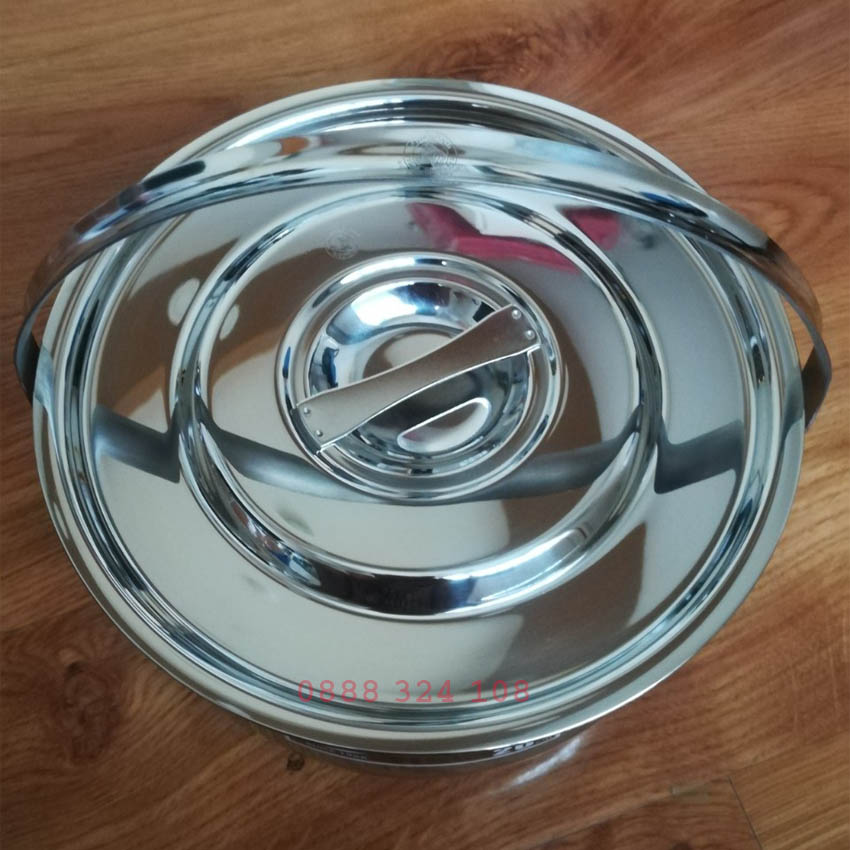 Nồi Inox Zebra Thái Lan Indian Có Quai Xách 20cm 22cm