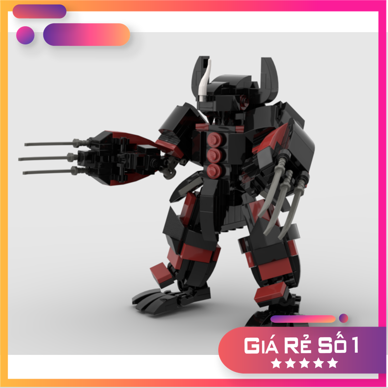 Le Go Đồ Chơi Lắp Ráp Robot Moc Mech Digimon Bạo Long