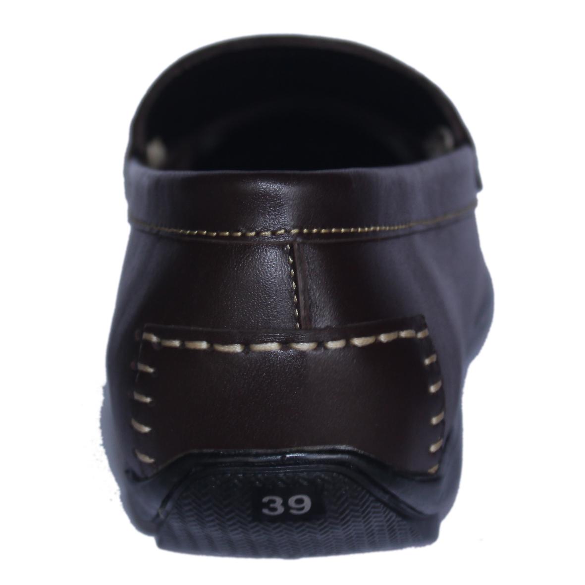 Giày mọi nam da bò màu nâu đỏ HQ7115