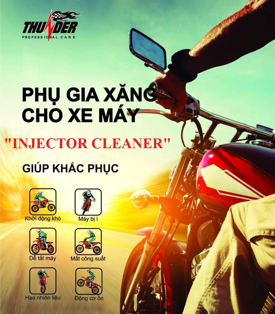 [HCM]Compo 2 chai súc rửa động cơ và vệ sinh buồng đốt thunder