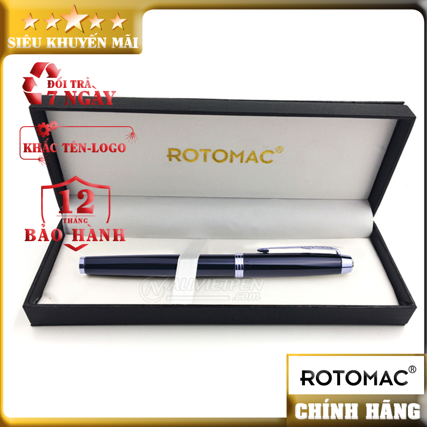 Bút ký - Bút ký dạ bi cao cấp Rotomac 578RSBK - khắc tên , logo theo yêu cầu