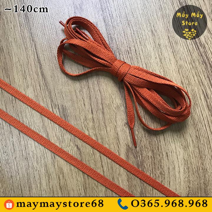 Dây Giày Dẹt Màu Nâu Đất ~1m4