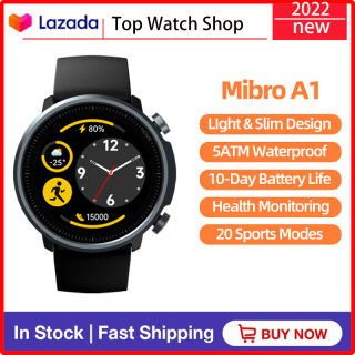 Đồng hồ thông minh Mibro A1 Phiên bản toàn cầu Máy đo nhịp tim oxy trong thumbnail